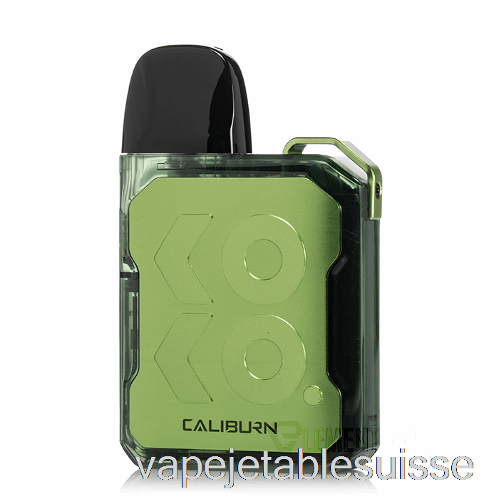 Vape Suisse Uwell Caliburn Gk2 (vision) Système De Pod 18w Vert Limpide